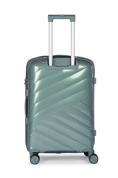 طقم شنط سفر بولي بروبيلين ليمرا، 3 مقاسات، 4 عجلات، LMA-1923 - اخضر فاتح product image 3