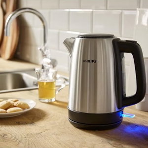 غلاية كهربائية ستانلس ستيل فيليبس ديلي كولكشن، 2200 واط، 1.7 لتر، HD9350/92 - فضي اسود product image 2
