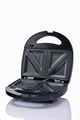 سخان ساندويتش 3×1 إديسون، 750 واط، 3 ألواح، JS-803A - أسود فضي product image 11
