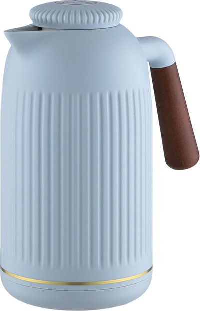 Everest Jayda Thermos, 1 liter, thermal glass inner shell, plastic outer shell - white product image 4