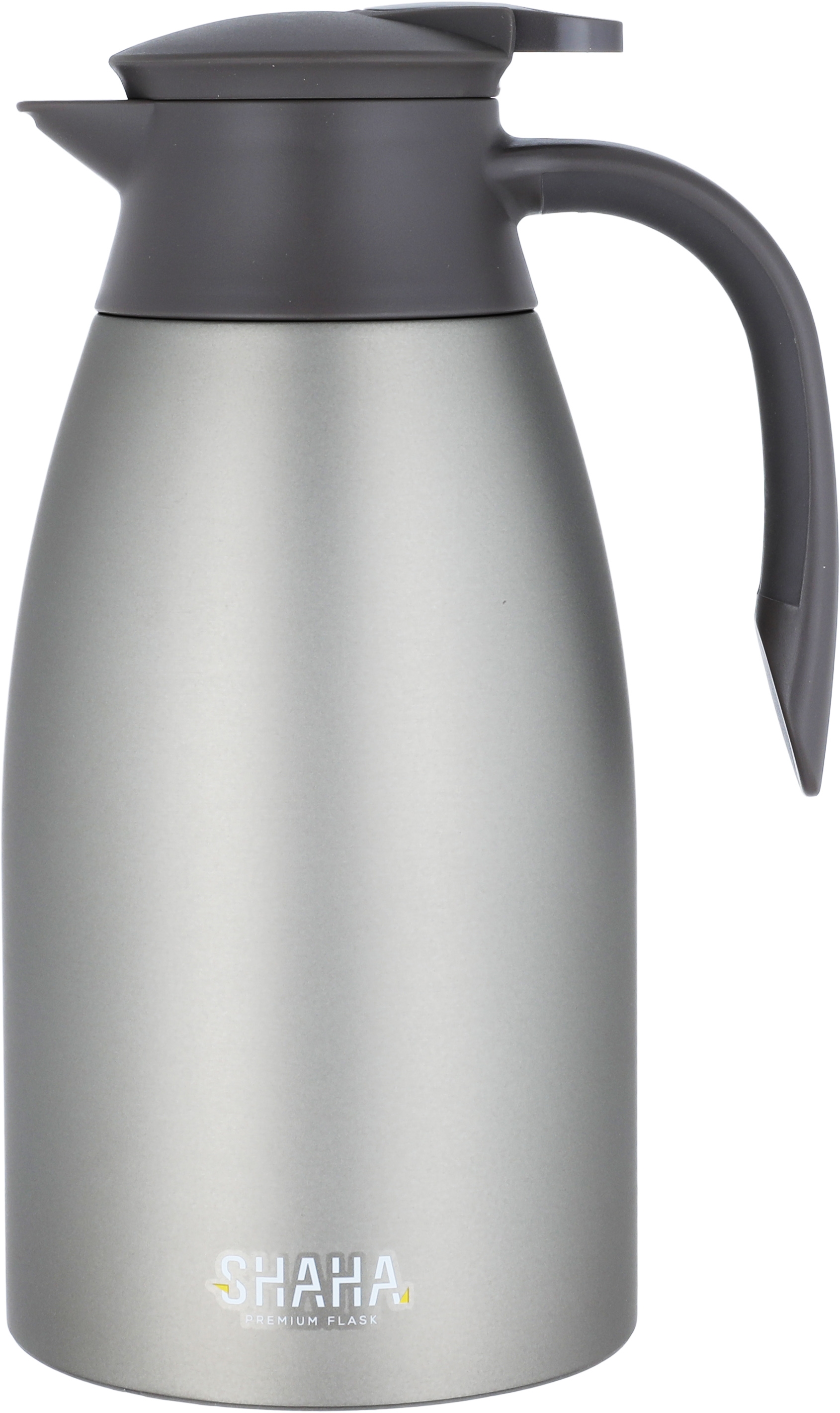 ترمس استيل شاها، 2 لتر - رمادي product image 1