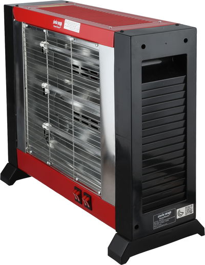 دفاية كهربائية هوم ماستر، تدفئة امامية وعلوية، 1600 واط، 50 × 44 سم، أربع أعمدة تدفئة، HM-2757 - أسود أحمر product image 2