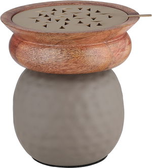 مبخرة هندي خشب السيف غاليري، 11x11x12 سم - خشبي كابتشينو product image