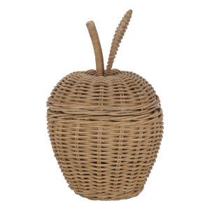 سلة خوص السيف غاليري، 17x17x16  سم - بني product image