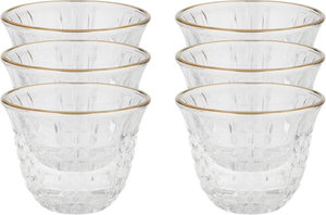 طقم فناجين قهوة زجاج ماكس جلاس ، 60 مل، 6 قطع - شفاف product image