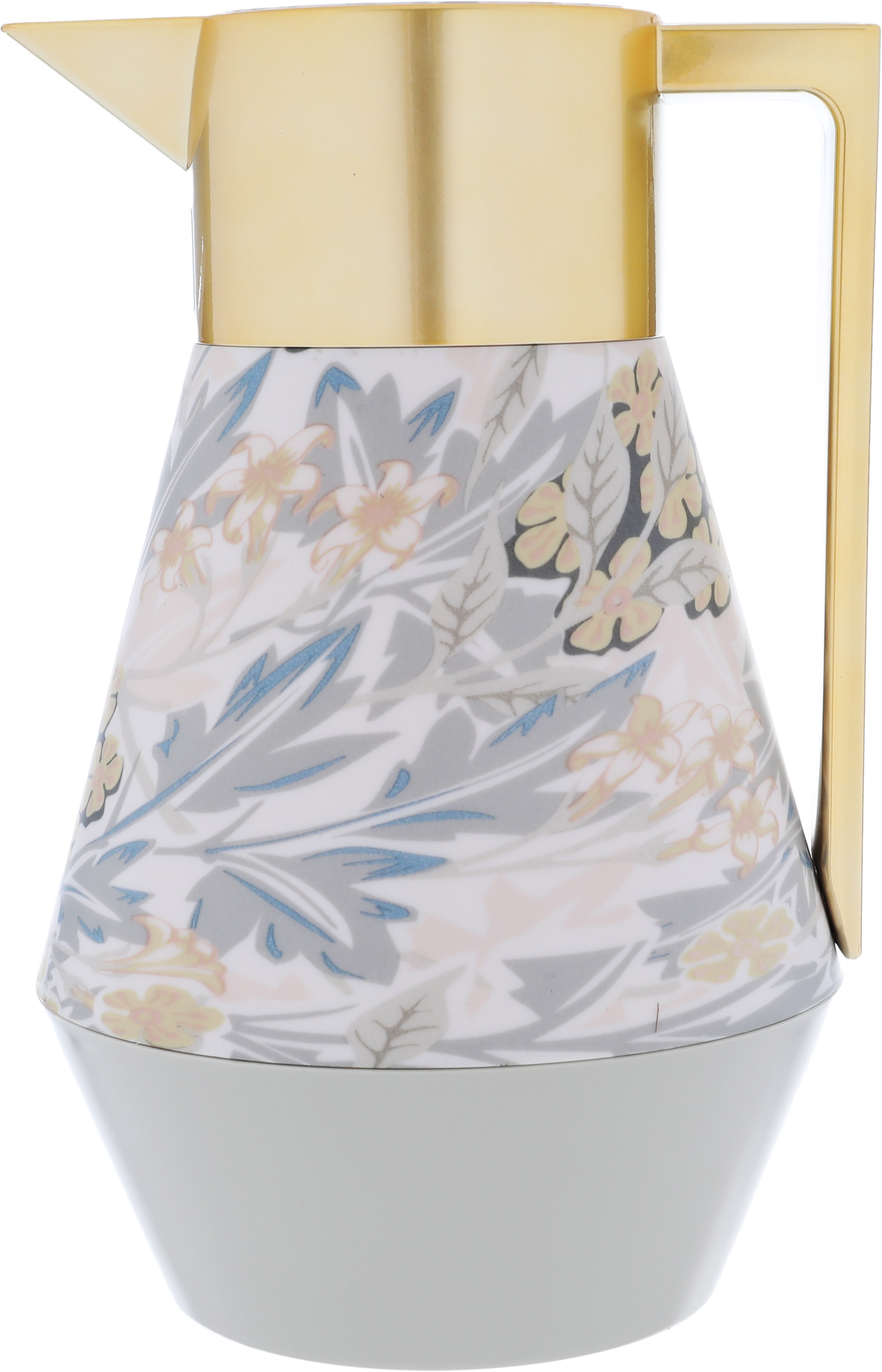 Lydia Pro Al Saif Gallery thermos, 1 liter, wooded, golden-light gray handle product image