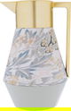 Lydia Pro Al Saif Gallery thermos, 1 liter, wooded, golden-light gray handle product image 1