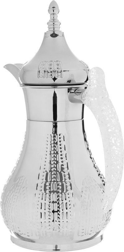 ترمس هيلة السيف غاليري، 0.7 لتر، يد شفاف، حافظة داخلية استيل، هيكل خارجي استيل، ضغاط - فضي product image 2