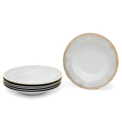 طقم سفرة بورسلان السيف غاليري، 65 قطعة - أبيض product image 7