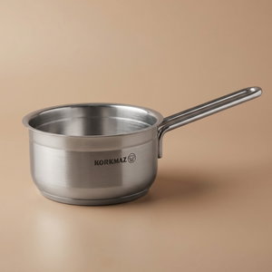 Korkmaz Alpha Stainless Steel Pot, 14 cm, 1 Liter - Silver product image
