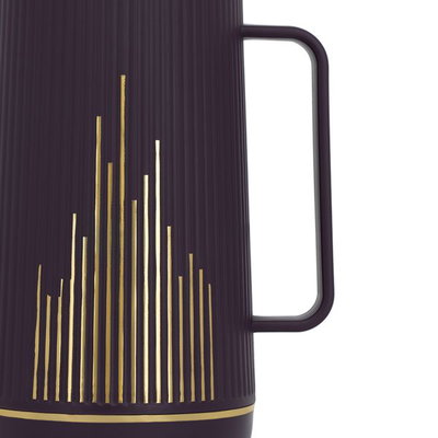 ترمس هاروموني جلوري السيف غاليري، 1 لتر، حافظة داخلية زجاج حراري - بنفسجي product image 3