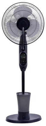 مروحة رذاذ ستاند كولن، 16 بوصة، 75 واط، 2.8 لتر، 3 سرعات، 807100016 - اسود product image