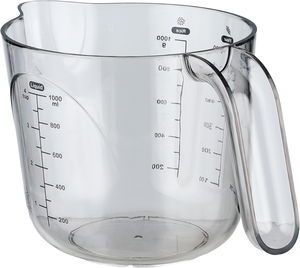 كوب قياس اكريليك السيف غاليري ،1 لتر - رمادي شفاف product image 2