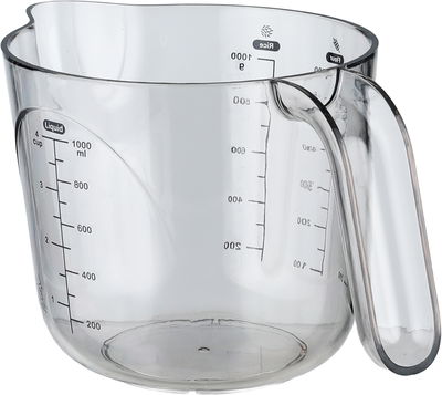 كوب قياس اكريليك السيف غاليري ،1 لتر - رمادي شفاف product image 2