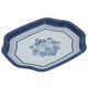 Al Saif Gallery melamine tray, 16x19.2x1 cm, geometric shape - blue product image 1