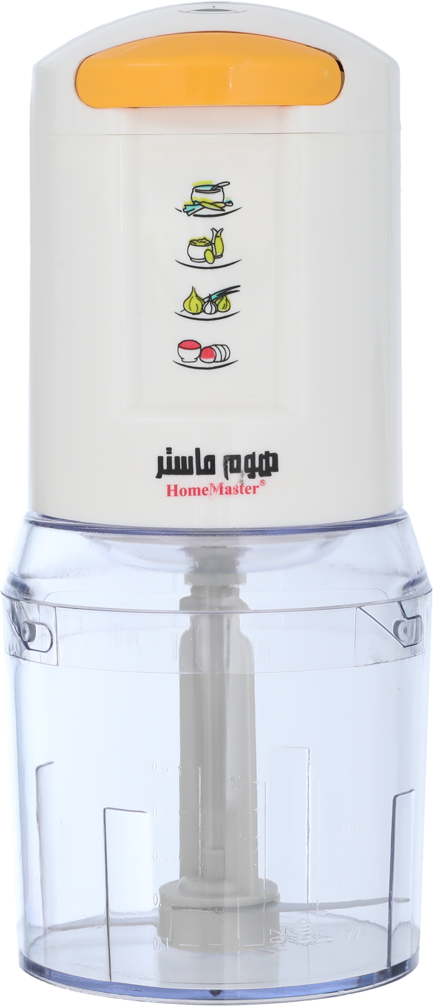 قطاعة بصل كهربائية هوم ماستر، 200 جرام، 250-300 واط، سرعتين، HM-260 - أبيض product image