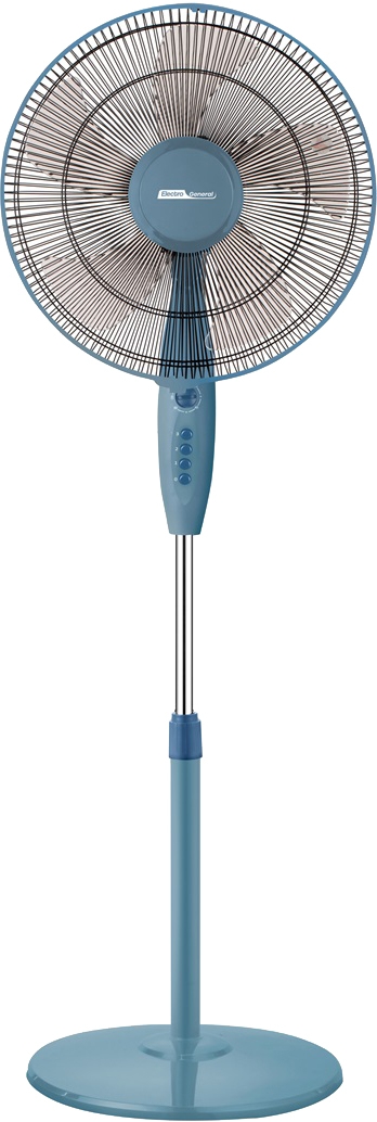 Electro General Stand Fan, 60W, 3-speed, 5-blade, FST-SKB32 - Sky Blue product image