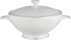 Al Saif Gallery Porcelain Dinnerware Set, 86 Pieces, Gold Trim - White product image 2