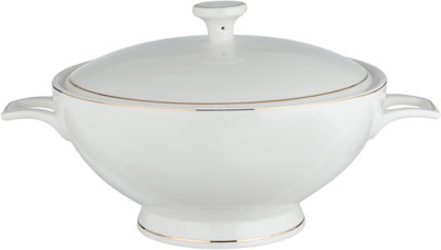 Al Saif Gallery Porcelain Dinnerware Set, 86 Pieces, Gold Trim - White product image 2