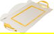 Al Saif Gallery steel topper set, 3 pieces, rectangular - white product image 2