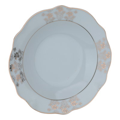 طقم سفرة بورسلان السيف غاليري، منقوش، 65 قطعة - أبيض product image 5
