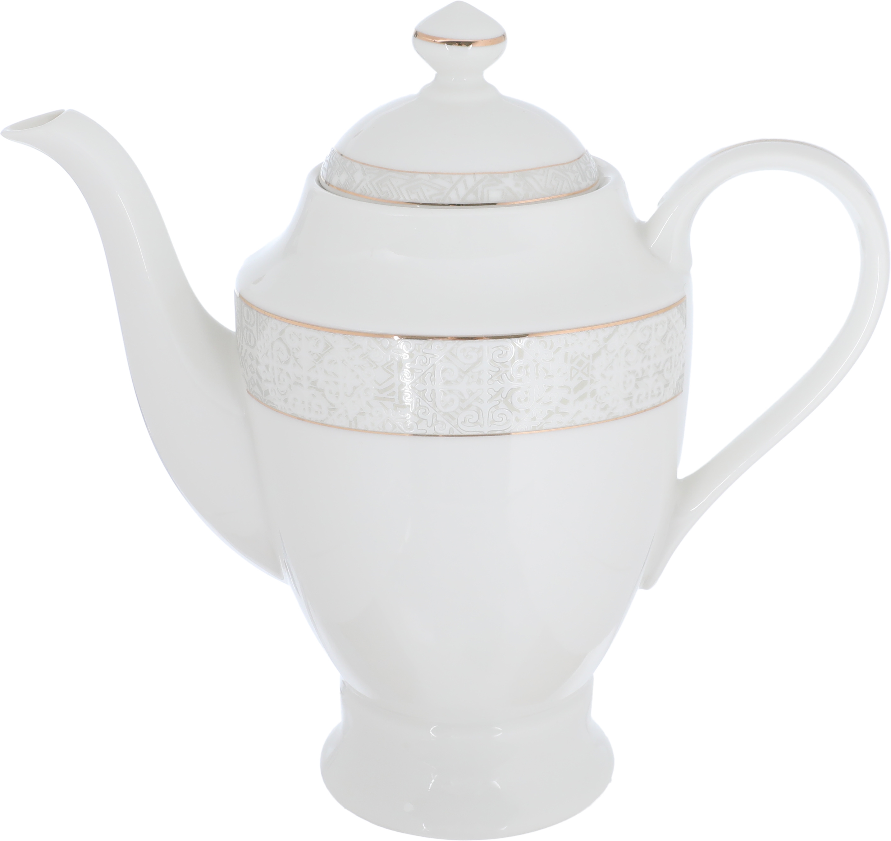 Victoria Al Saif Gallery porcelain dining set, 65 pieces, golden-white pattern product image 3