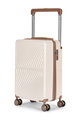 طقم شنط سفر بولي كربونات ليمرا، 20 24 بوصة، 4 عجلات، بزاوية 360 درجة، OT-9001 - بيج ذهبي product image 4