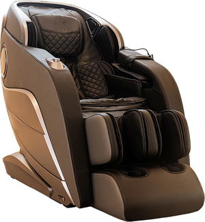 كرسي مساج سايبر ثلاثي الأبعاد ميموري فوم باك كومفورت، 81x150x120 سم - بني product image