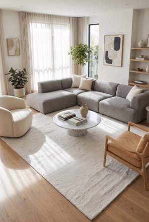 سجاده ميلو شكل مستطيل، 0.80×1.20 سم، صنع آلياً - بيج product image 2