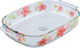 Al saif Gallery Glass Oven Tray, 2.7 L, Floral Pattern, 34 x 22 x 6 cm - Clear product image 2