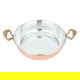 Copper frying pan with two handles, Hascevher, 16x16x4 cm, Turkish - Copper product image 2