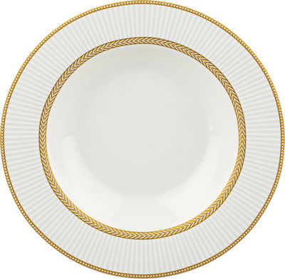 Al Saif Gallery Porcelain Dinnerware Set, 24 Pieces, Patterned - White Gold product image 6