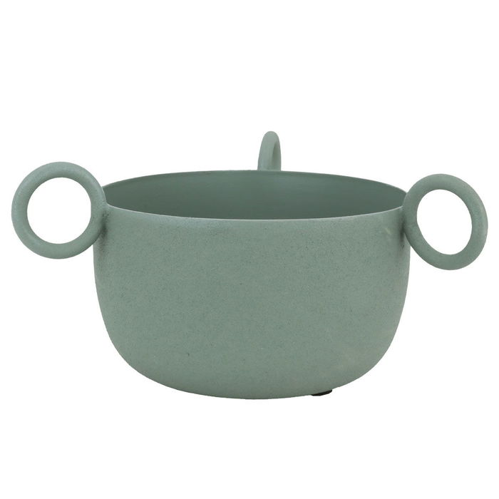 Al Saif Gallery Iron Bowl, 10x10x6 cm, Small - Light Green product image 1