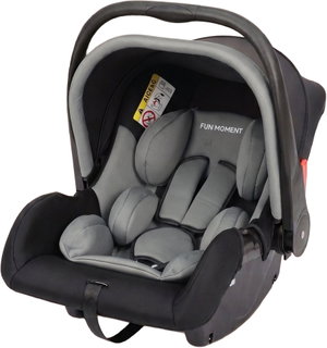Fun Moment Child Car Seat, Up to 15 Months, Adjustable, Safety Harness - Black/Gray product image