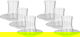 Al Saif Gallery Glass Tea Iskana Set, 12 Pieces - Silver product image 1