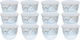 Al Saif Gallery Porcelain Arabic Coffee Cups Set, 65 ml, 12 Pieces - White product image 1