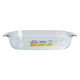 Pyrex Glass Oven Tray, 1.8 L, 30 x 19 x 6 cm, French, Rectangle - Clear product image 1