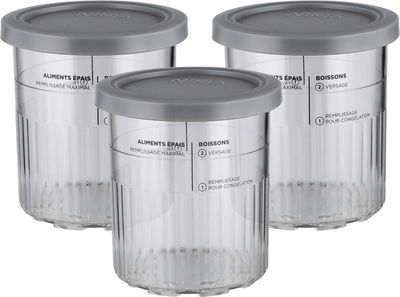 صانعة ايس كريم شارك نينجا، 709 مل، 800 واط، 4 وظائف، NC501ME - فضي اسود product image 7