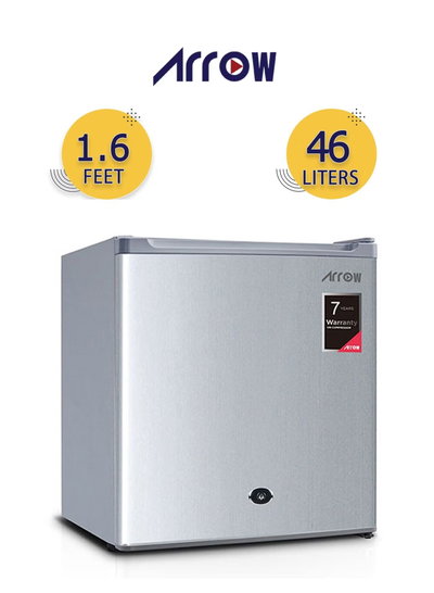 ثلاجة ميني بار ديفروست ارو، 46 لنر، 1.6 قدم، RO1-69L - فضي product image 6