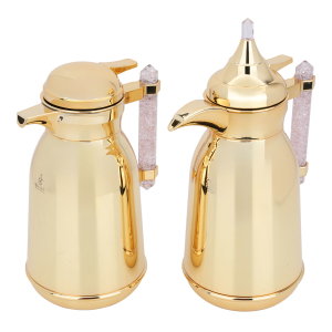 طقم ترامس السيف غاليري، قطعتين، 1 /1 لتر، حافظة داخلية زجاج - فضي product image 2