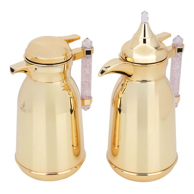 طقم ترامس السيف غاليري، قطعتين، 1 /1 لتر، حافظة داخلية زجاج - فضي product image 2