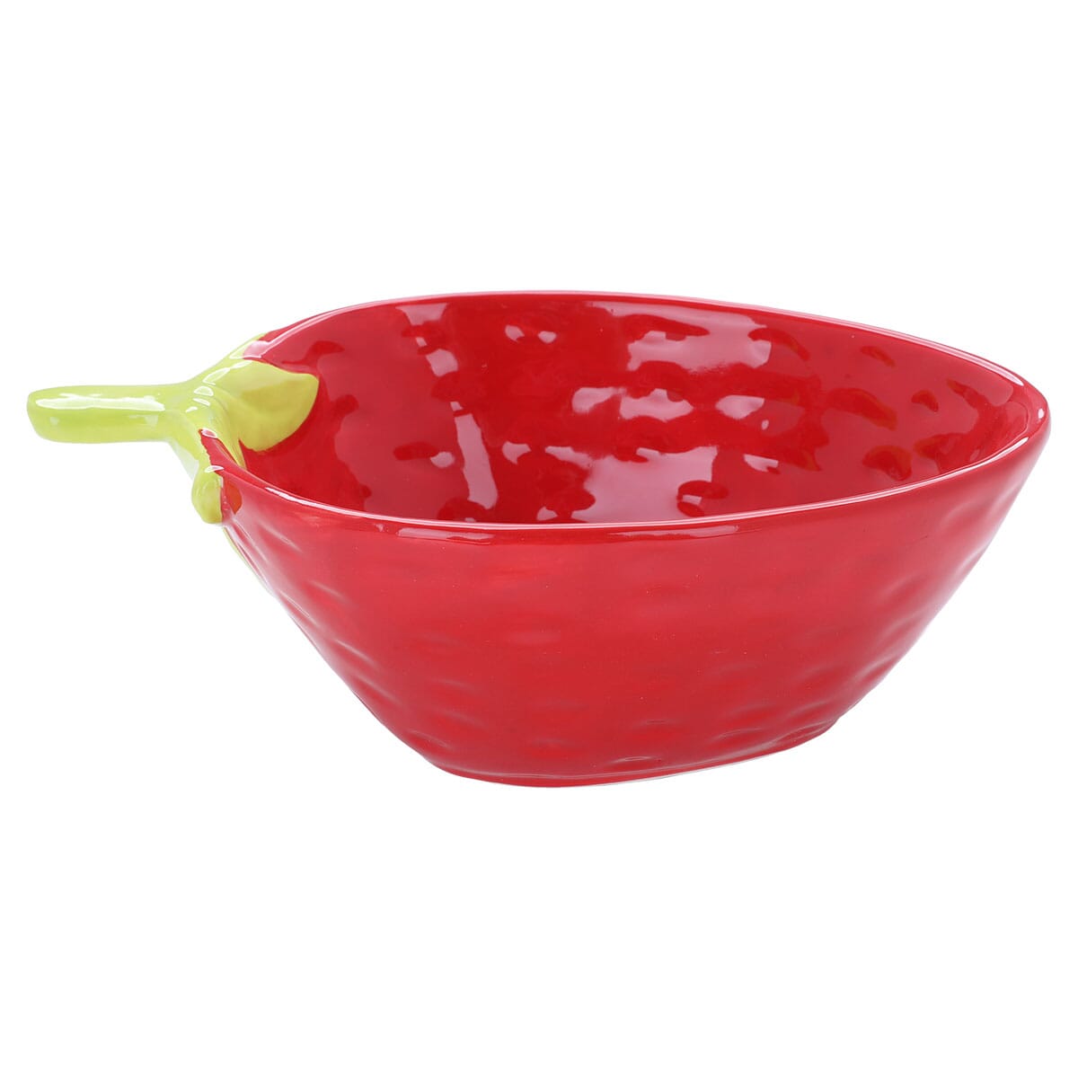 Al Saif Gallery porcelain bowl, 17.8 x 12 x 6.4 cm, strawberry shape - red product image