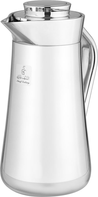 ترمس الهدا ستانلس استيل السيف غاليري، 1 لتر، ضغاط - فضي product image 3