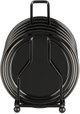 طقم ستاند صحون تقديم ستانلس استيل السيف غاليري، 12 سم، 6 صحون، مسكة يد - أسود product image 2