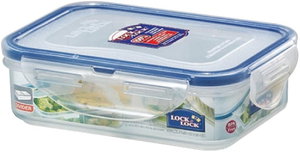 علبة تخزين طعام بلاستيك لوك اند لوك، 15,1 x 10,8 x 4,5 سم، غطاء - شفاف ازرق product image 2