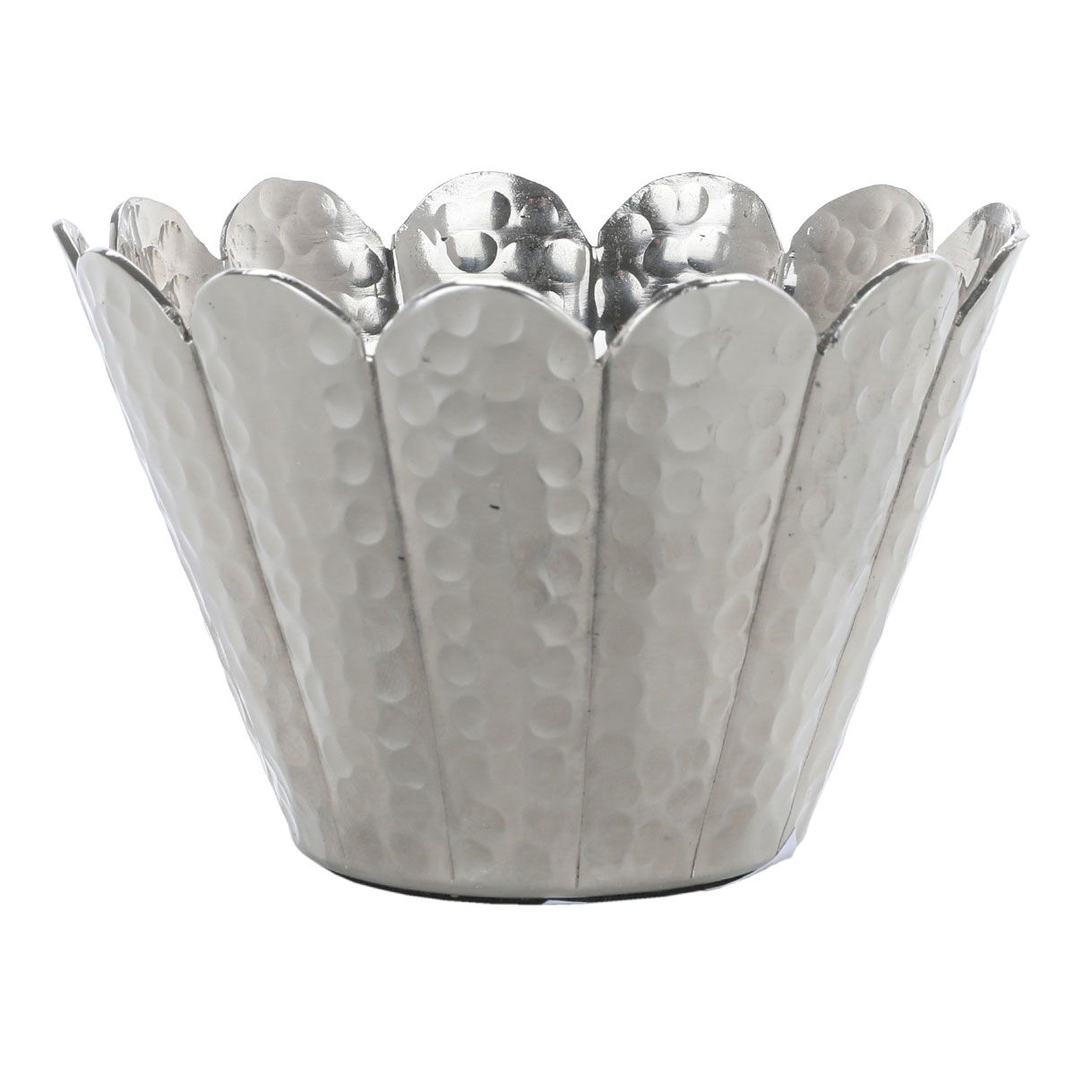 زبدية تقديم حديد السيف غاليري، 12×12×8.4 سم، دائري - فضي product image 1