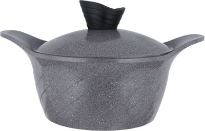 طقم قدور جرانيت تورنادو، 7 قطع - رمادي product image 5