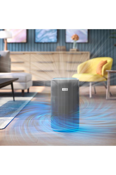 منقي هواء ذكي فليبس، فلتر HEPA، 5 سرعات، ينقي مساحة 156 م²، تحم عن طريق تطبيق، قفل للأطفال، AC4220/12 - فضي product image 7