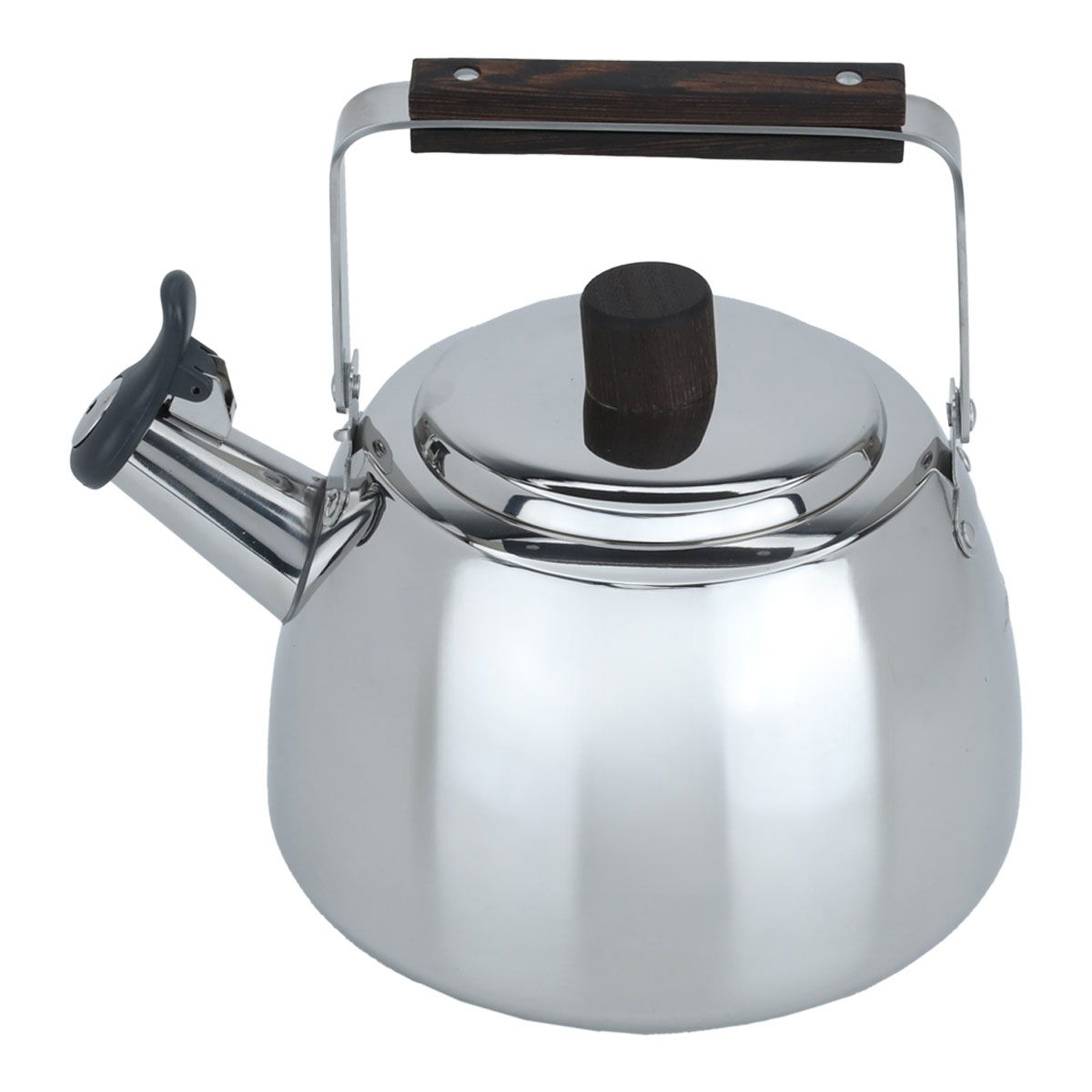 Estelle Elisa Teapot, Wooden Handle, 1.9L - Silver product image