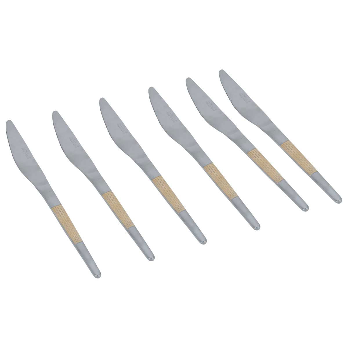 Al Saif Gallery steel spoon set, 24 pieces, gold-silver engraved product image 2